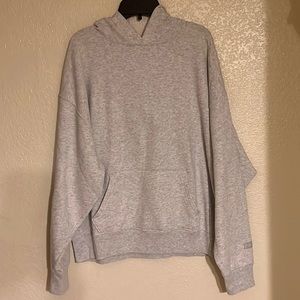 Plain gray PINK hoodie